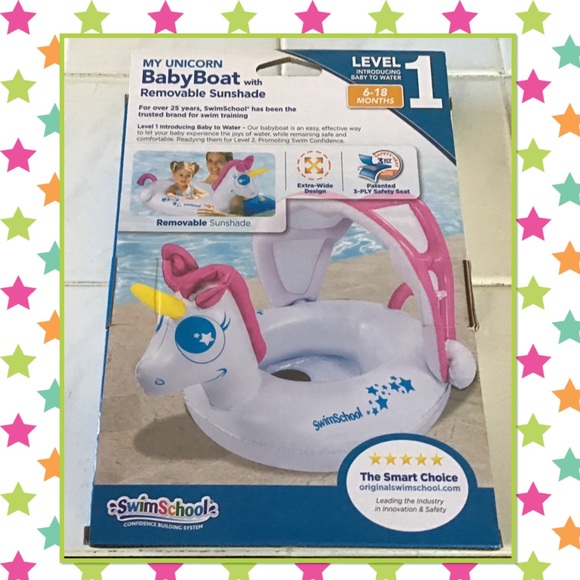 Unicorn baby’s pool ring - Picture 2 of 3